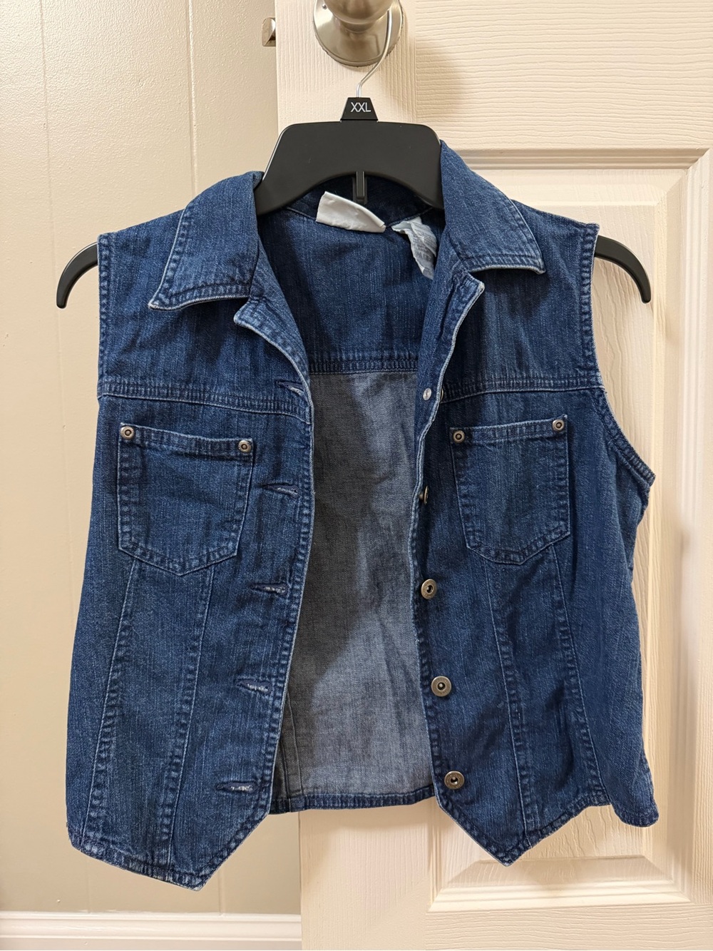 Liz Claiborne Dark Blue Denim Vest